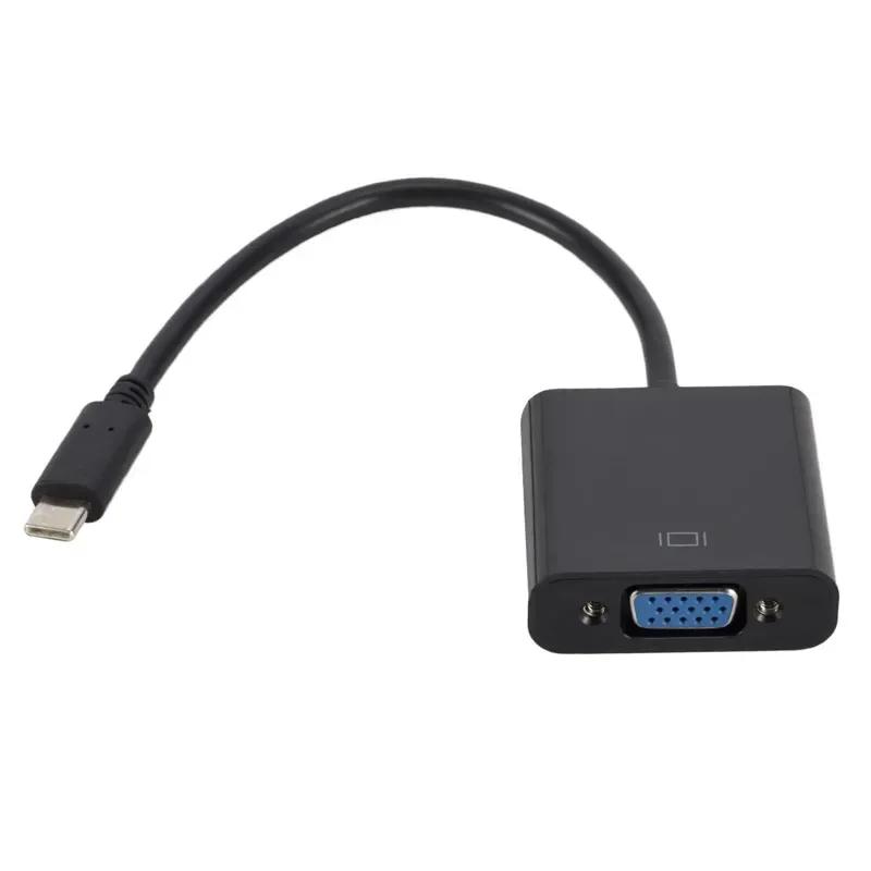 ANPWOO USB 3.1 C Ÿ-VGA ȯ, ִ 1080p Ǯ HD ð ȿ,      ̺